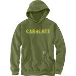 Sudaderas verdes con capucha rebajadas con logo Carhartt talla M para hombre 