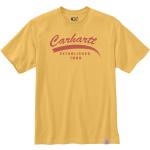 Carhartt Relaxed Fit Heavyweight Graphic Camiseta, amarillo, tamaño S