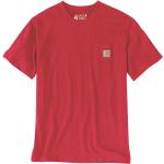 Camisetas rojas de manga corta manga corta Carhartt talla L para hombre 