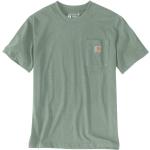 Camisetas verdes de manga corta manga corta Carhartt talla XS para hombre 