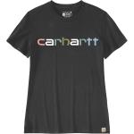 Camisetas negras con logo Carhartt talla S para mujer 