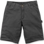 Carhartt Rigby Dungaree cortos, negro-gris, tamaño 30