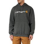 Sudaderas grises sin capucha rebajadas tallas grandes manga larga con logo Carhartt talla XXL para hombre 