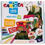 Carioca-42906 Muñecos coloreables, Multicolor, 1 unità (confezione da 1) (42906)