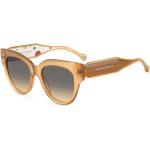 Gafas doradas de sol Carolina Herrera CH talla XXS para mujer 
