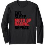 Camisetas negras de encaje de manga larga MotoGP manga larga de encaje talla S para mujer 