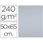 Cartulina liderpapel 50x65 cm 240g/m2 gris paquete de 25 unidades