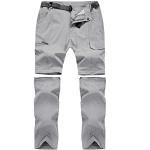 Pantalones grises de poliester de senderismo de otoño tallas grandes transpirables talla XS para hombre 
