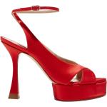 Sandalias rojas de tiras rebajadas Casadei talla 35 para mujer 