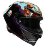 Cascos marrones de moto MotoGP AGV 