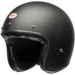 casco moto jet Custom 500 Carbon Solid Black Dlx