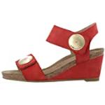 Sandalias rojas de tacón talla 43 para mujer 
