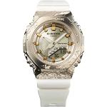 Relojes blancos de plástico de pulsera impermeables con alarma Cuarzo para multi-sport Casio para mujer 