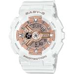 Relojes blancos de plástico de pulsera impermeables con alarma Cuarzo analógicos para multi-sport Casio para mujer 
