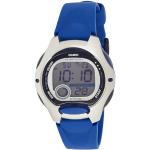 Relojes azules de resina de pulsera impermeables con alarma Automático LED Casio 5 Bar para mujer 