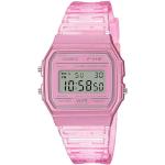 Relojes rosas de resina de pulsera rebajados con alarma Cuarzo digital Casio para mujer 