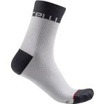 CASTELLI 4522069-130 VELOCISSIMA 12 SOCK Women's Socks WHITE/DARK GRAY M
