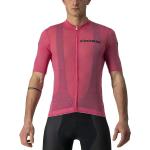 Camisetas deportivas rosas de merino rebajadas de verano con logo Castelli Giro talla XL para hombre 