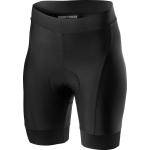 Pantalones cortos deportivos negros de licra Castelli talla S para mujer 