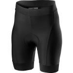 Pantalones cortos deportivos negros de licra Castelli talla XS para mujer 