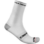 CASTELLI Rosso Corsa Pro 15 Sock Socks, Men's, White Black, M