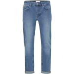 Jeans azules celeste de algodón de corte recto ancho W38 informales Casual friday para hombre 