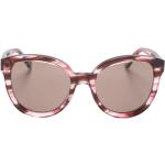 Gafas rosas de acetato con logo Gucci talla 7XL para mujer 