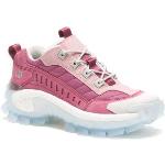 Zapatillas rosas de goma con cordones rebajadas Caterpillar para mujer 