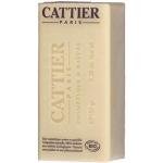 Pastillas de jabón beige para la piel seca con karité Cattier 