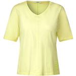 Cecil B319623 Camiseta de Manga Corta, Amarillo Claro, L para Mujer