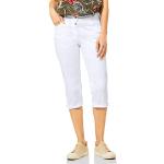 Pantalones piratas blancos de verano ancho W30 CECIL talla XL para mujer 