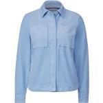 Camisas azules de algodón de manga larga tallas grandes manga larga informales CECIL talla XXL para mujer 