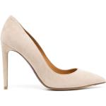 Zapatos beige de ante de tacón con tacón más de 9cm con logo Ralph Lauren Collection talla 39 para mujer 