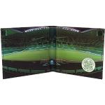Celtic FC - Cartera Oficial con el Escudo Grabado - Negro - Multicolor