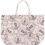 Tote bags beige de tela Disney Mickey Mouse para mujer 