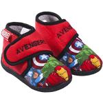 Pantuflas botines rojas de poliester Avengers talla 26 infantiles 