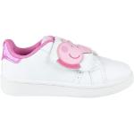 Sneakers blancos de PVC con velcro Peppa Pig informales talla 22 infantiles 