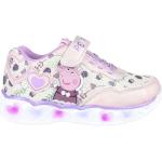 Sneakers lila con velcro Peppa Pig con velcro informales talla 22 infantiles 