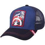 Gorras multicolor de algodón de béisbol  Capitán América acolchadas Talla Única para mujer 