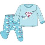 Petos infantiles azules Superman Recién Nacido de materiales sostenibles para bebé 