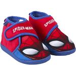 Pantuflas botines rojas de poliester Spiderman talla 27 infantiles 