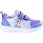 Sneakers lila con velcro Frozen Elsa de verano con velcro informales talla 29 infantiles 