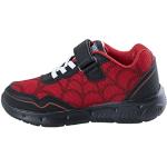 Zapatos deportivos rojos de PVC Spiderman con velcro informales talla 28 infantiles 