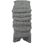 Calcetines gordos grises de alpaca de punto Talla Única para mujer 