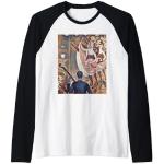 Chahut por Georges Seurat Camiseta Manga Raglan