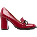 Zapatos rojos de piel de tacón rebajados con tacón cuadrado con tacón más de 9cm Chie Mihara talla 36 para mujer 
