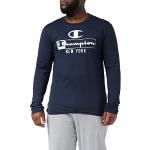 Camisetas azules rebajadas tallas grandes con logo Champion talla XXL para hombre 