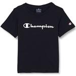 Champion Legacy American Classics-Logotipo S/S Camiseta, Azul Marino, 5-6 Years para Niños