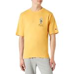 Camisetas amarillas de algodón de manga corta de primavera manga corta Champion talla L para hombre 