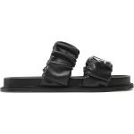 Calzado de verano negro de cuero informal Armani Exchange talla 39 para mujer 